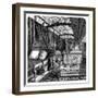 Pullman Sleeping Car on the Union Pacific Railroad, C1869-null-Framed Giclee Print