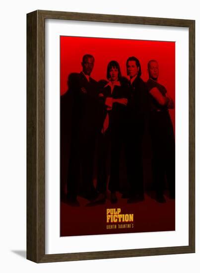Pulp Fiction [1994], directed by QUENTIN TARANTINO.-null-Framed Photographic Print