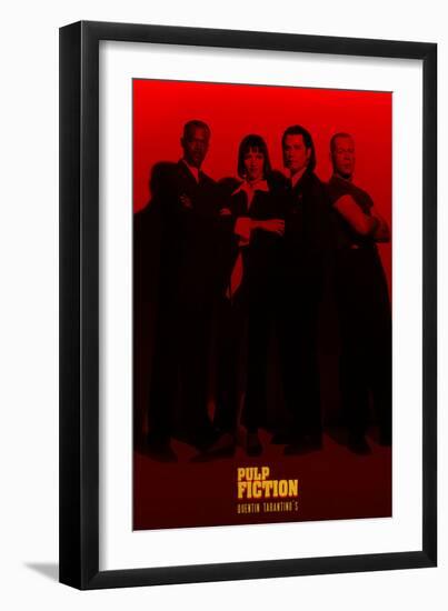 Pulp Fiction [1994], directed by QUENTIN TARANTINO.-null-Framed Photographic Print