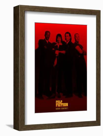 Pulp Fiction [1994], directed by QUENTIN TARANTINO.-null-Framed Photographic Print