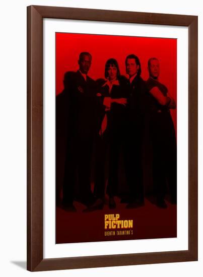 Pulp Fiction [1994], directed by QUENTIN TARANTINO.-null-Framed Photographic Print