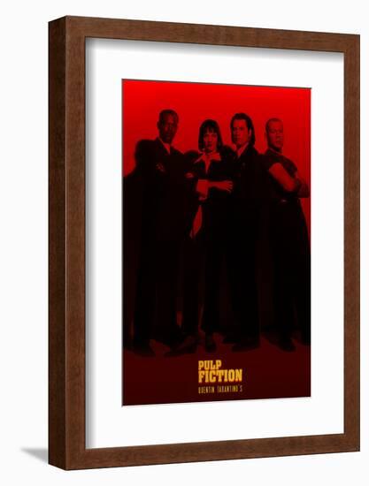 Pulp Fiction [1994], directed by QUENTIN TARANTINO.-null-Framed Photographic Print