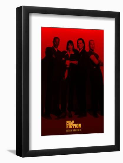 Pulp Fiction [1994], directed by QUENTIN TARANTINO.-null-Framed Photographic Print