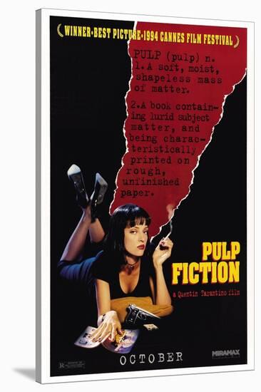 Pulp Fiction [1994], directed by QUENTIN TARANTINO.-null-Stretched Canvas