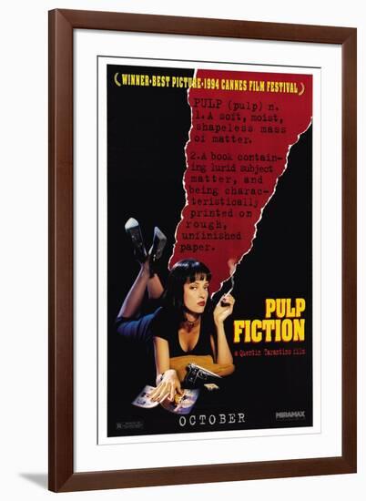 Pulp Fiction [1994], directed by QUENTIN TARANTINO.-null-Framed Giclee Print