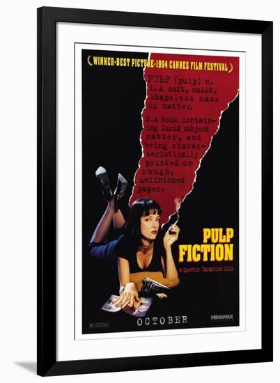 Pulp Fiction [1994], directed by QUENTIN TARANTINO.-null-Framed Giclee Print