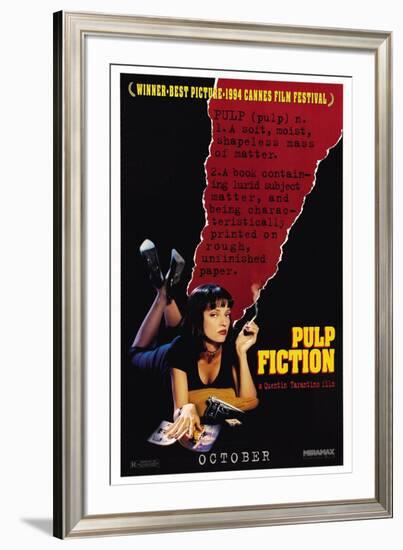 Pulp Fiction [1994], directed by QUENTIN TARANTINO.-null-Framed Giclee Print