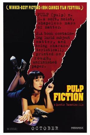 Pulp Fiction Comic Movie Poster – Aesthetic Wall Decor