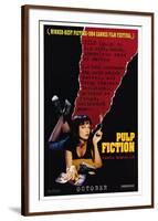 Pulp Fiction [1994], directed by QUENTIN TARANTINO.-null-Framed Poster