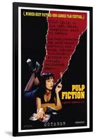 Pulp Fiction [1994], directed by QUENTIN TARANTINO.-null-Framed Poster