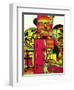 Pulp Fiction-Abstract Graffiti-Framed Giclee Print