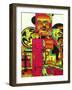 Pulp Fiction-Abstract Graffiti-Framed Giclee Print