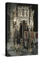 Pulpit of Baptistery of St John, 1255-1260-Nicola Pisano-Stretched Canvas