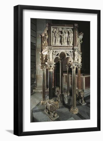 Pulpit of Baptistery of St John, 1255-1260-Nicola Pisano-Framed Giclee Print