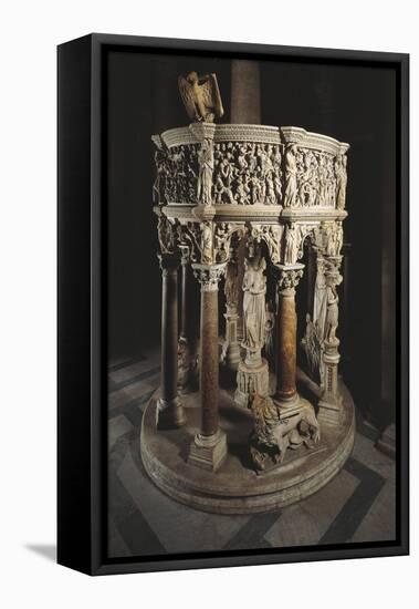 Pulpit of Cathedral of Pisa-Giovanni Pisano-Framed Stretched Canvas