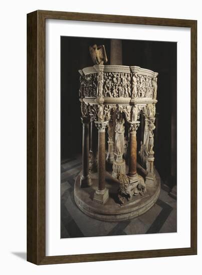 Pulpit of Cathedral of Pisa-Giovanni Pisano-Framed Giclee Print