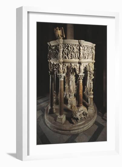 Pulpit of Cathedral of Pisa-Giovanni Pisano-Framed Giclee Print