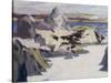 Pulpit Rock, Iona-Francis Campbell Boileau Cadell-Stretched Canvas