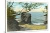 Pulpit Rock, Lake Erie, New York-null-Stretched Canvas