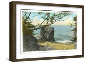 Pulpit Rock, Lake Erie, New York-null-Framed Art Print