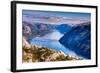 Pulpit Rock, Lysefjord View, Stavanger, Norway, Scandinavia, Europe-Jim Nix-Framed Photographic Print