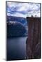 Pulpit Rock, Lysefjord View, Stavanger, Norway, Scandinavia, Europe-Jim Nix-Mounted Photographic Print