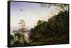 Pulpit Rock near Melbourne, Victoria-Eugen von Guerard-Framed Stretched Canvas