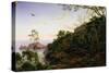 Pulpit Rock near Melbourne, Victoria-Eugen von Guerard-Stretched Canvas