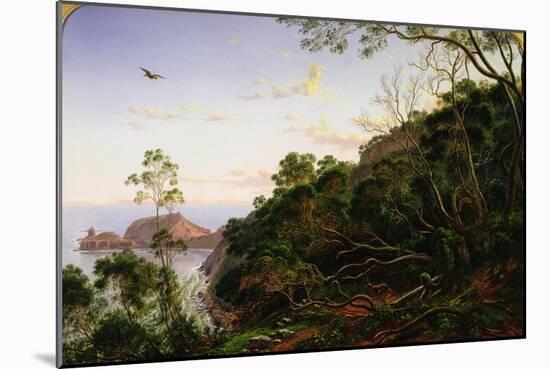 Pulpit Rock near Melbourne, Victoria-Eugen von Guerard-Mounted Giclee Print