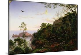 Pulpit Rock near Melbourne, Victoria-Eugen von Guerard-Mounted Giclee Print