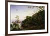 Pulpit Rock near Melbourne, Victoria-Eugen von Guerard-Framed Giclee Print