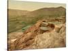 Pulpit Terraces from above, Yellowstone National Park, c.1898-American Photographer-Stretched Canvas