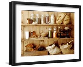 Pulses, Cereal Products and Dried Fruit on Shelves-Diana Miller-Framed Premium Photographic Print