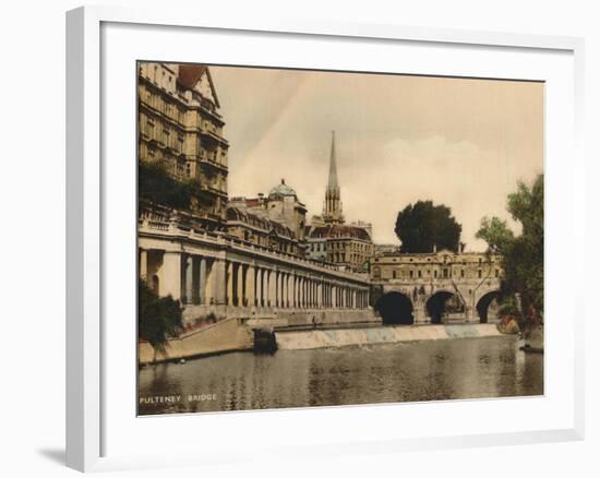 Pulteney Bridge, Bath, Somerset, C1925-null-Framed Giclee Print