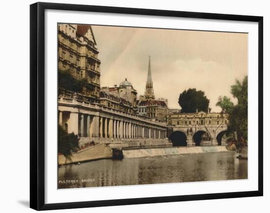 Pulteney Bridge, Bath, Somerset, C1925-null-Framed Giclee Print