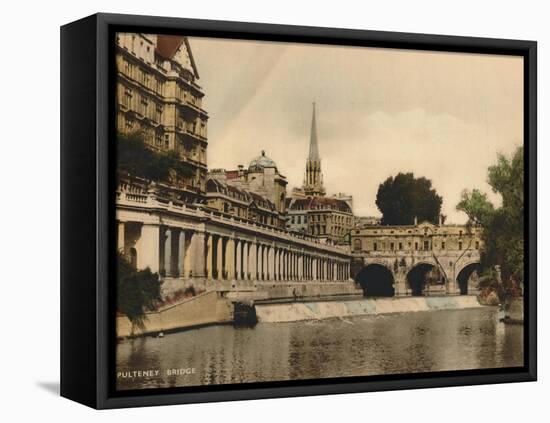 Pulteney Bridge, Bath, Somerset, C1925-null-Framed Stretched Canvas