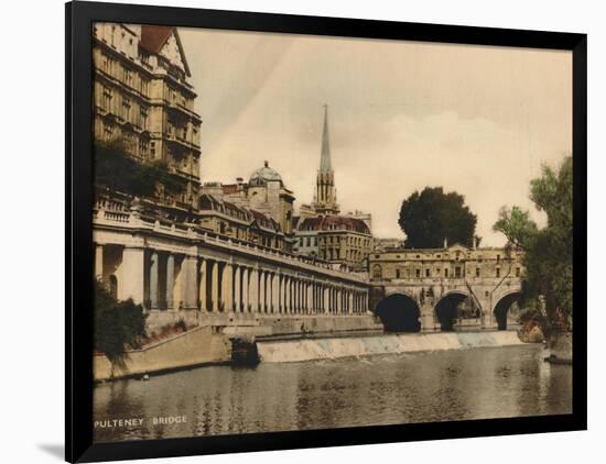 Pulteney Bridge, Bath, Somerset, C1925-null-Framed Giclee Print