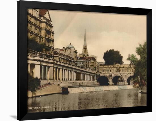 Pulteney Bridge, Bath, Somerset, C1925-null-Framed Giclee Print