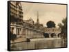 Pulteney Bridge, Bath, Somerset, C1925-null-Framed Stretched Canvas