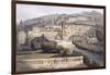 Pulteney Bridge, from 'Bath Illustrated by a Series of Views', Engraved by John Hill-John Claude Nattes-Framed Giclee Print