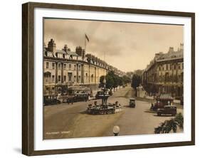 Pulteney Street, Bath, Somerset, C1925-null-Framed Giclee Print