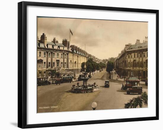 Pulteney Street, Bath, Somerset, C1925-null-Framed Giclee Print