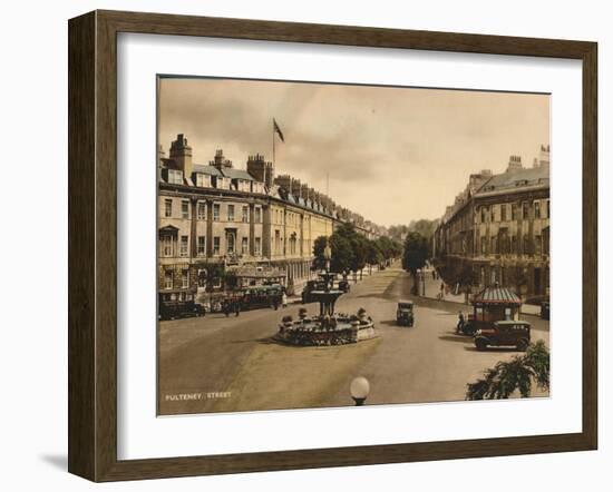 Pulteney Street, Bath, Somerset, C1925-null-Framed Giclee Print
