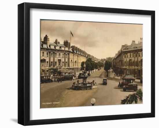 Pulteney Street, Bath, Somerset, C1925-null-Framed Giclee Print