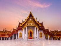 The Famous Marble Temple Benchamabophit from Bangkok, Thailand-Pumidol-Framed Photographic Print