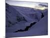 Pumori in a Sea of Clouds Seen from the North Col of Everest-Michael Brown-Mounted Photographic Print