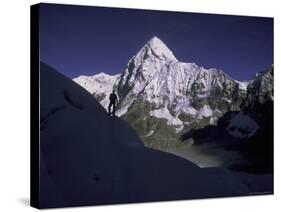 Pumori Landscape Everest, Nepal-Michael Brown-Stretched Canvas