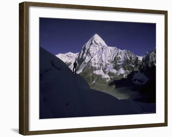 Pumori Landscape Everest, Nepal-Michael Brown-Framed Photographic Print