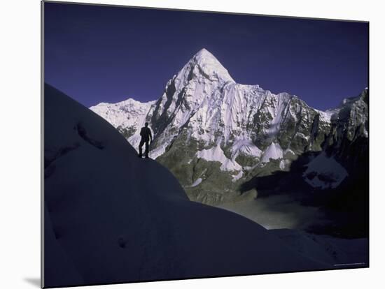 Pumori Landscape Everest, Nepal-Michael Brown-Mounted Photographic Print