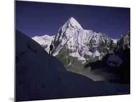 Pumori Landscape Everest, Nepal-Michael Brown-Mounted Photographic Print